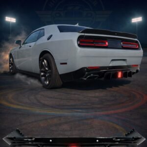 Buy the Dodge Challenger rear diffuser with integrated brake light